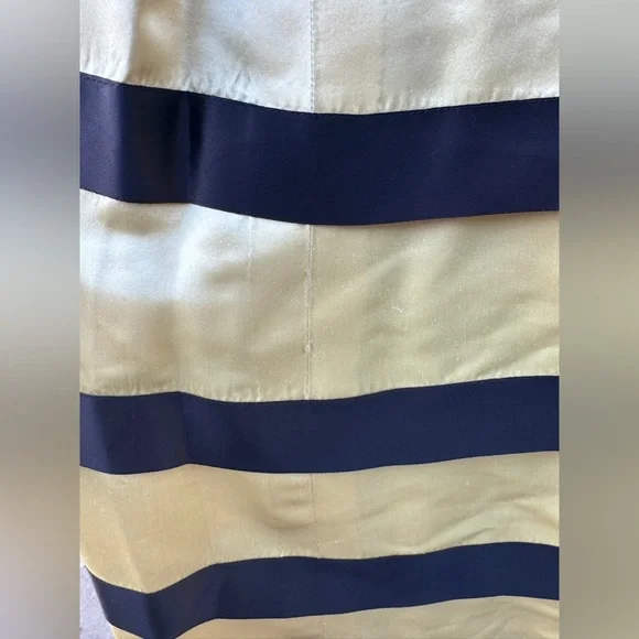 50s Vintage Yellow and Black Satin Prom Dress size Xs - Picture 7 of 11